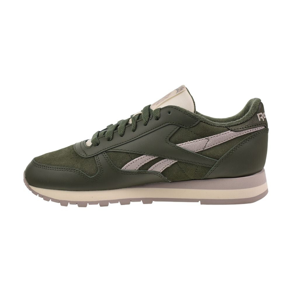 Reebok Classic Leather Men's Shoes Green/Green/Grey 100209517