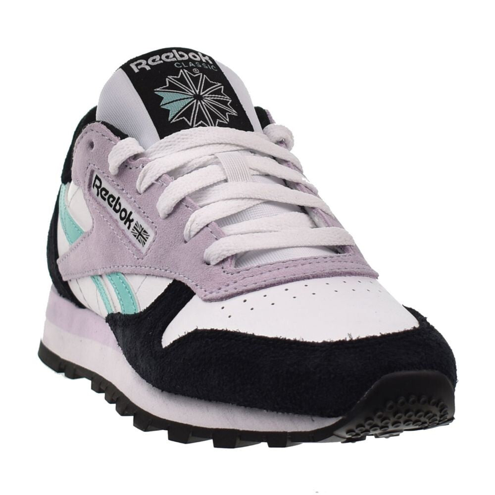 Reebok Classic Leather Women's Shoes White/Aqua/Black 100209565