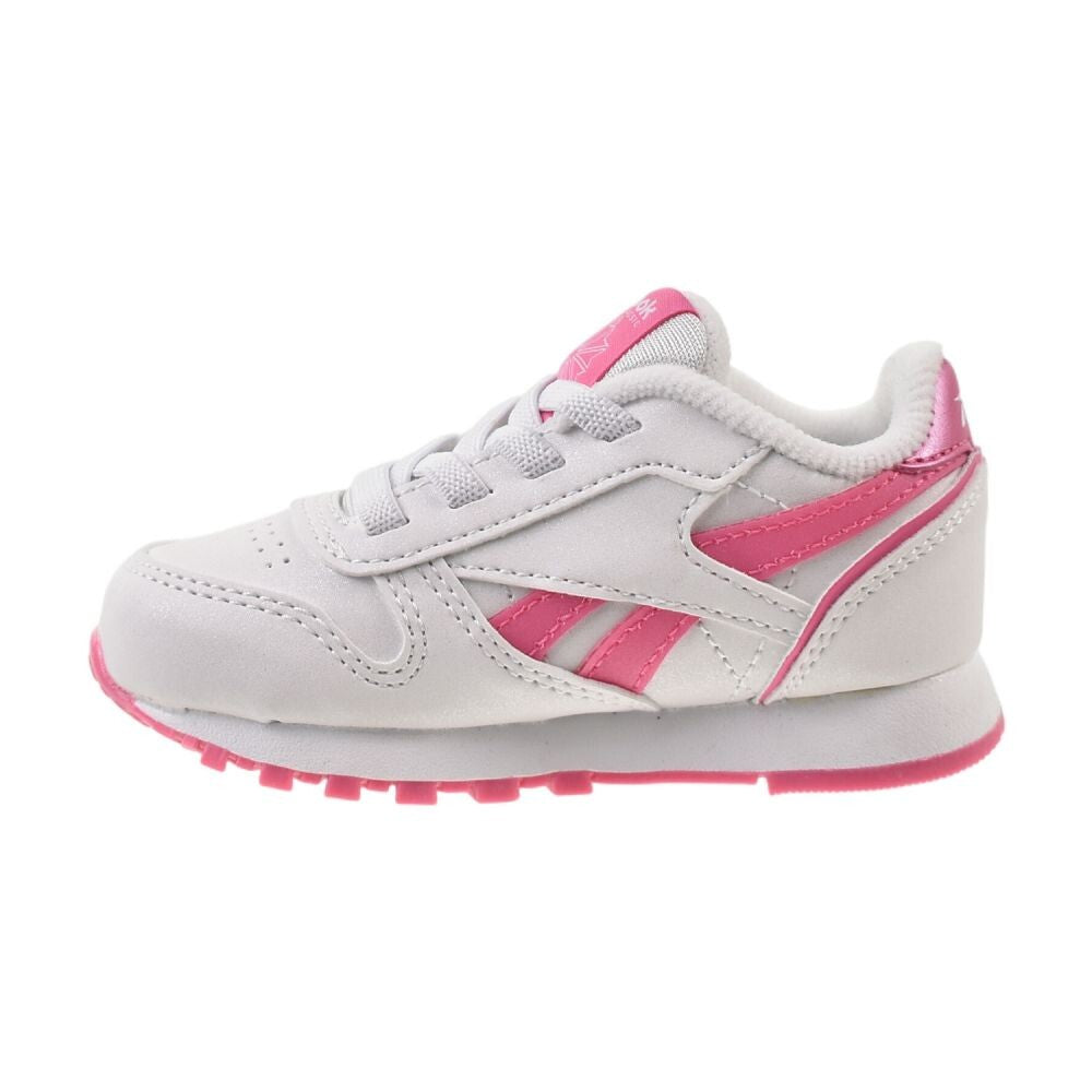 Reebok Classic Leather Step Flash Toddlers' Shoes White/Pink 100209580