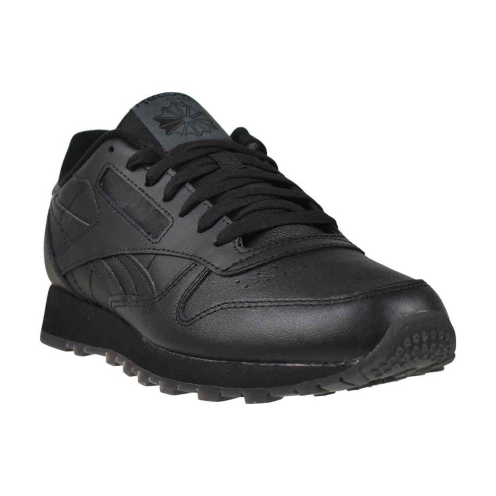Reebok Classic Leather Men's Shoes Black/Black/Grey 100243913