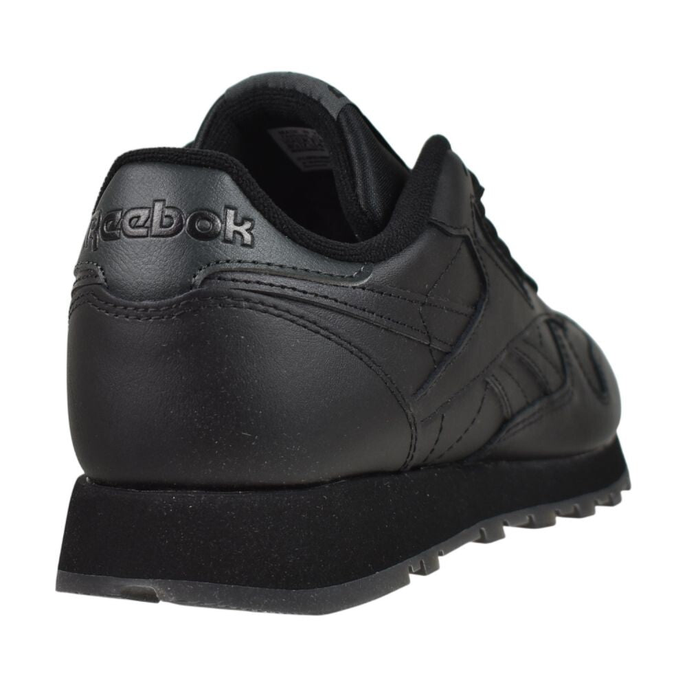 Reebok Classic Leather Men's Shoes Black/Black/Grey 100243913