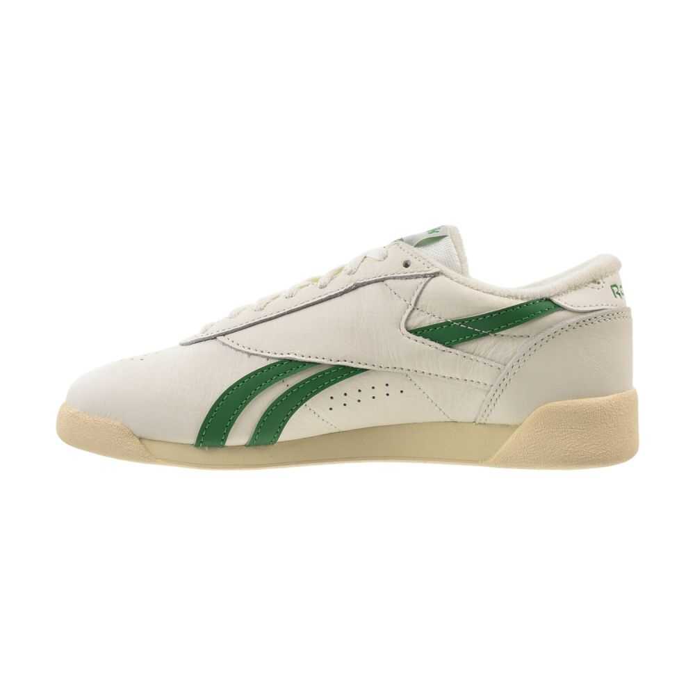 Reebok Freestyle Low Women's Shoes Chalk/Green/White 100256054
