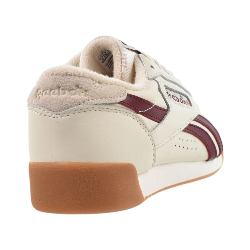 Reebok Freestyle Low Women's Shoes Chalk/Classic Burgundy/Gum 100256059