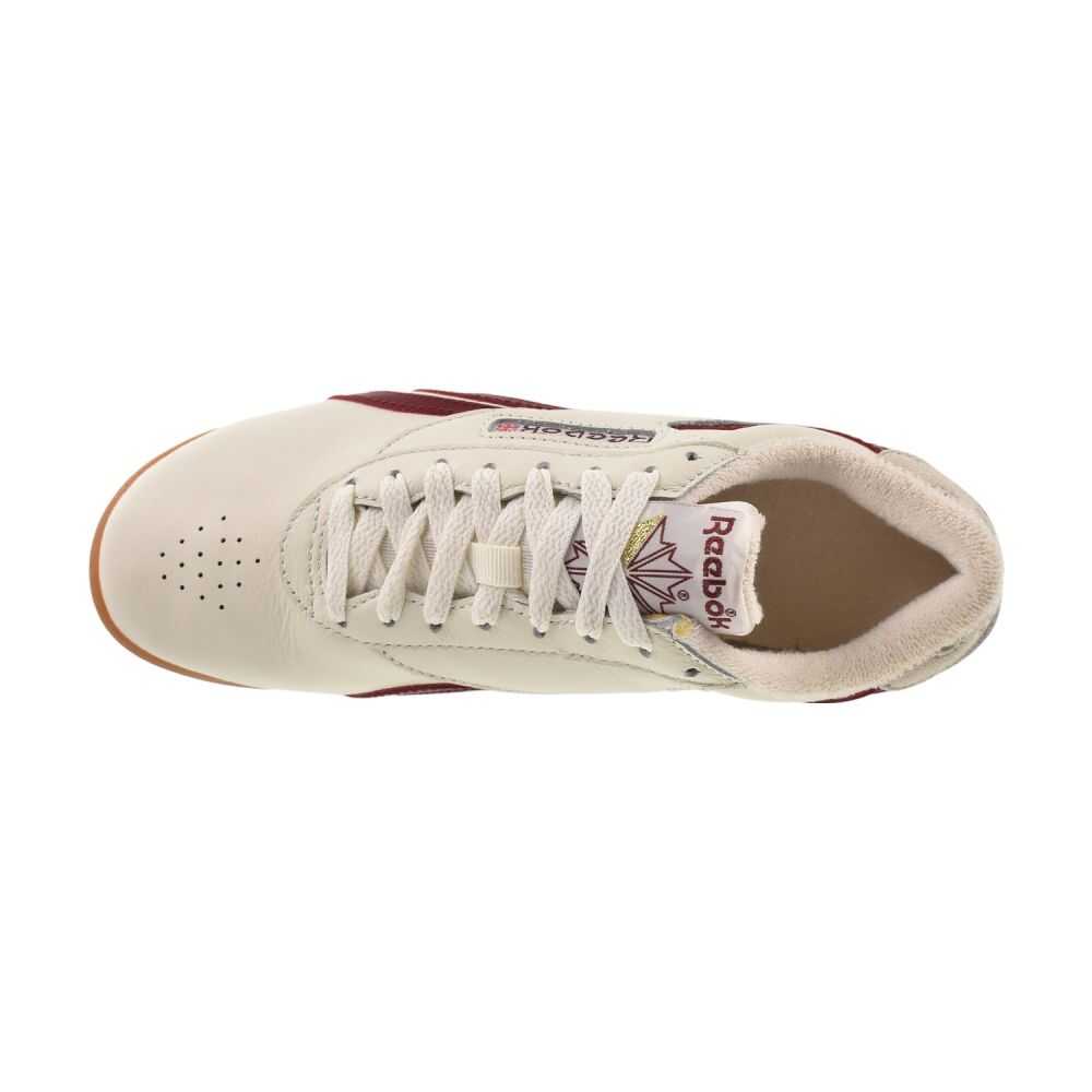 Reebok Freestyle Low Women's Shoes Chalk/Classic Burgundy/Gum 100256059