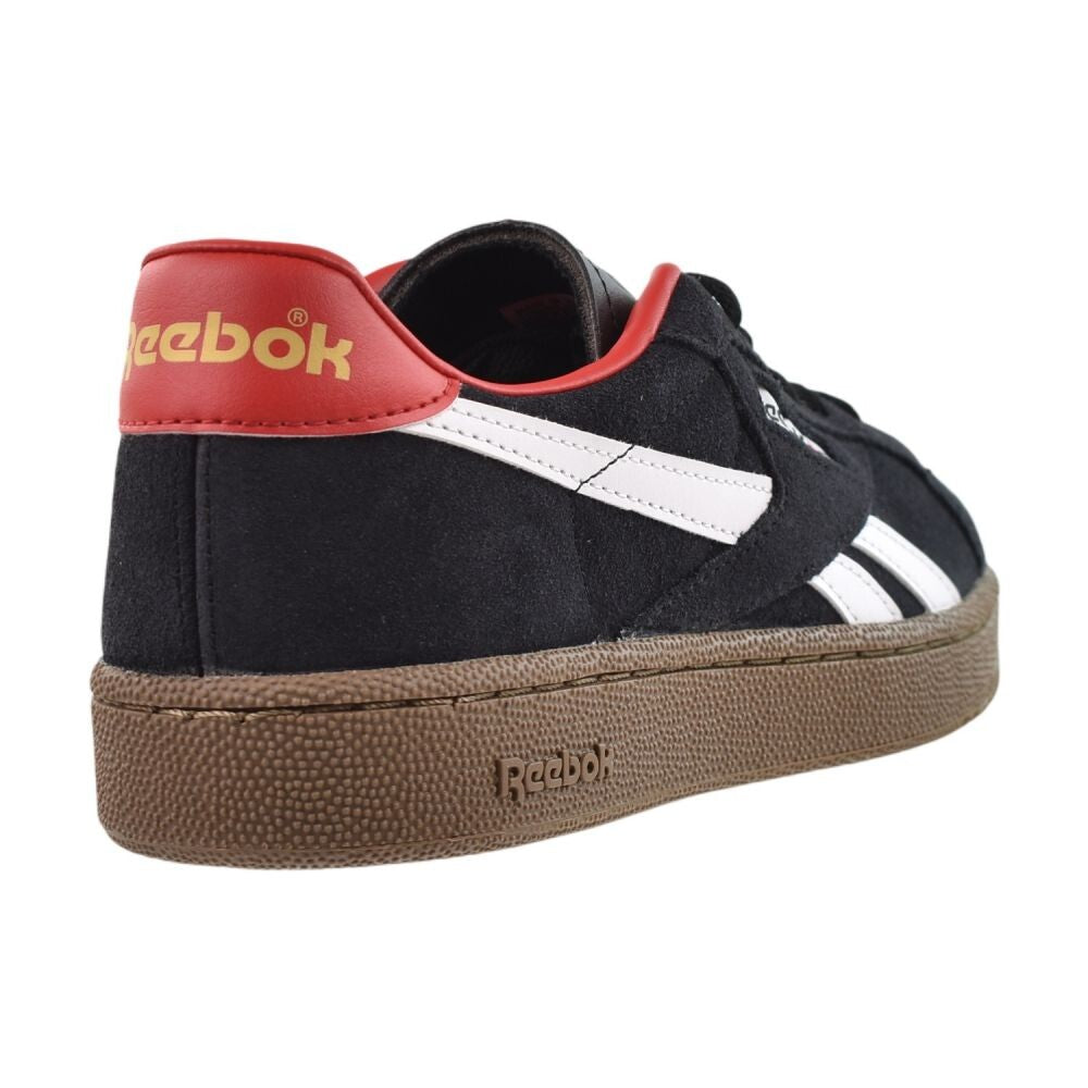 Reebok Club C Grounds UK Men's Shoes Black/White/Gum/Red 100256208