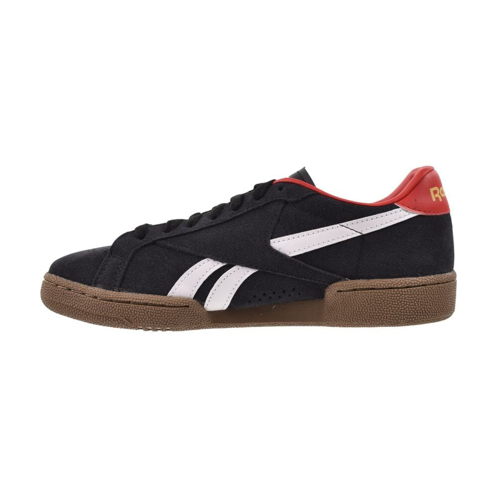 Reebok Club C Grounds UK Men's Shoes Black/White/Gum/Red 100256208