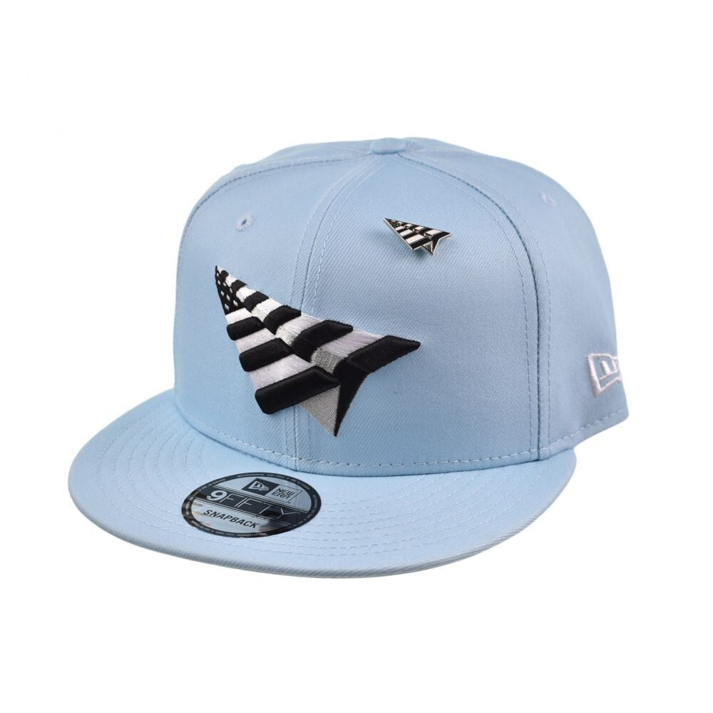 Paper Planes Crown 9Fifty Men's Snapback Hat Powder Blue 101035-pwdrbl