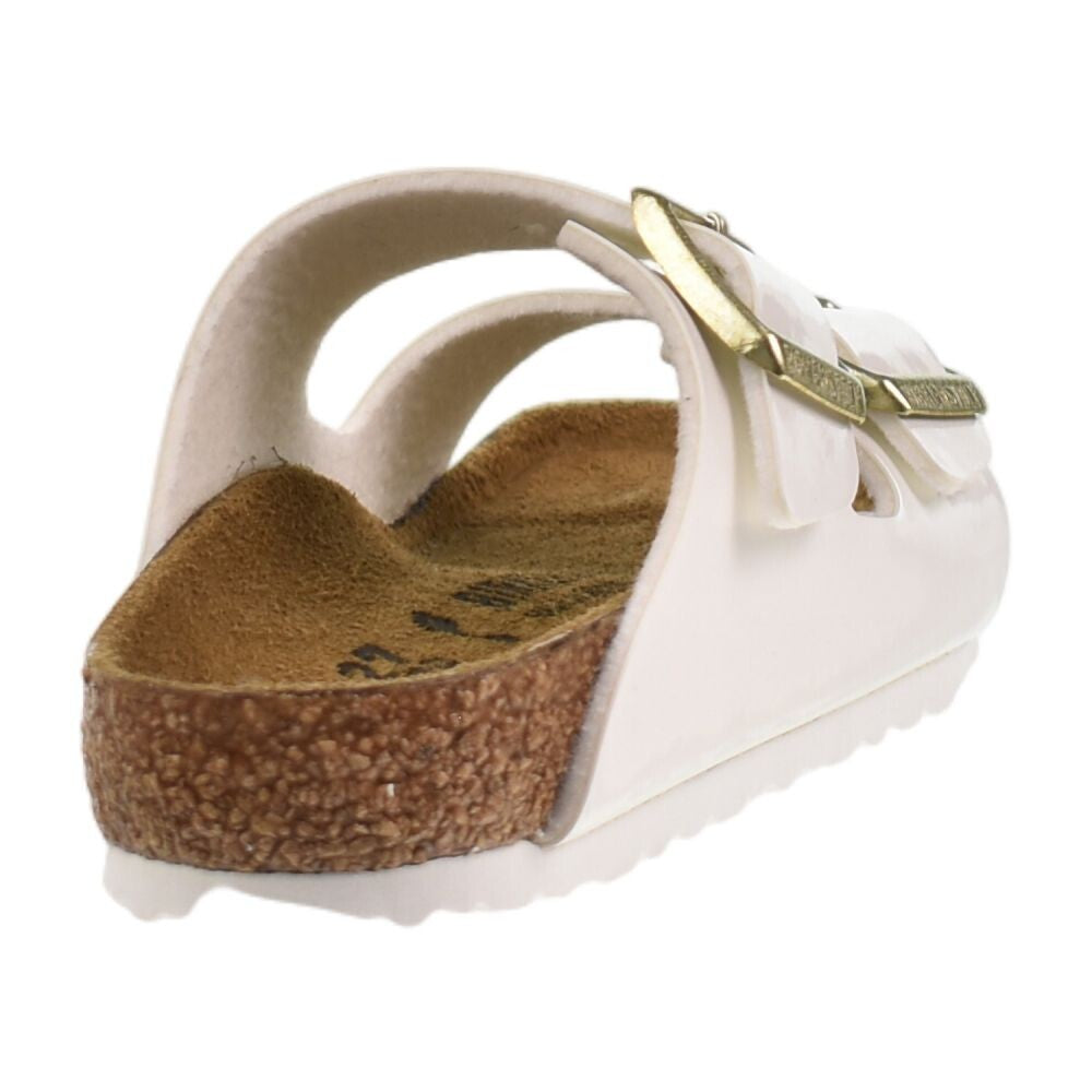 Birkenstock Arizona BS Little Kids' Sandals Patent White 1027150