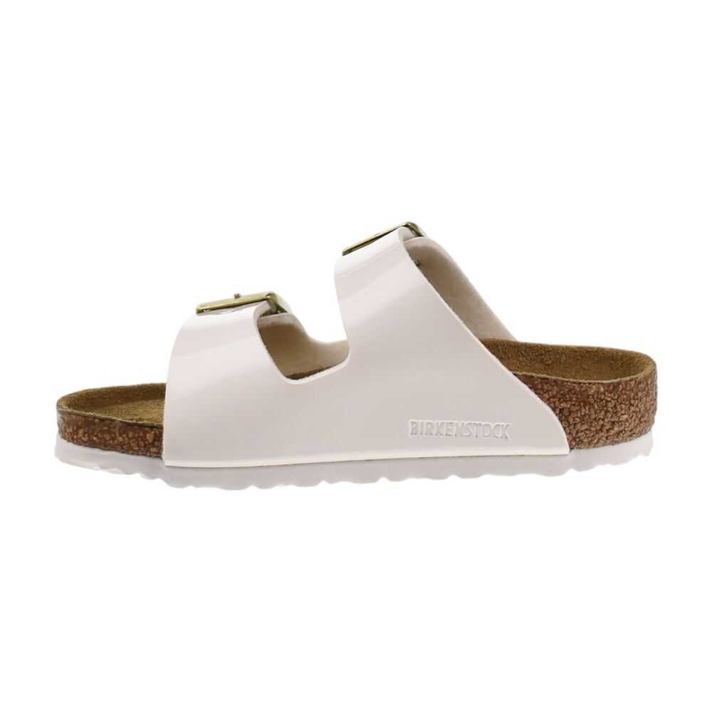 Birkenstock Arizona BS Little Kids' Sandals Patent White 1027150