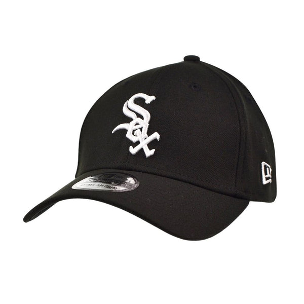 New Era Chicago White Sox 39thirty Men's Stretch Fit Hat Black 10975832 (M-L)