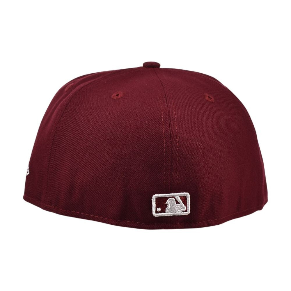 New Era MLB Basic NY Yankees 59FiftyMen's Fitted Hat Cardinal 11591126