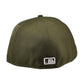 New Era NY Yankees 59Fifty Men's Fitted Hat Olive/White  11941965