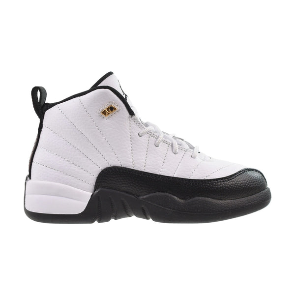 Jordan 12 Retro (PS) Little Kids' Shoes White/Black-Taxi  151186-117