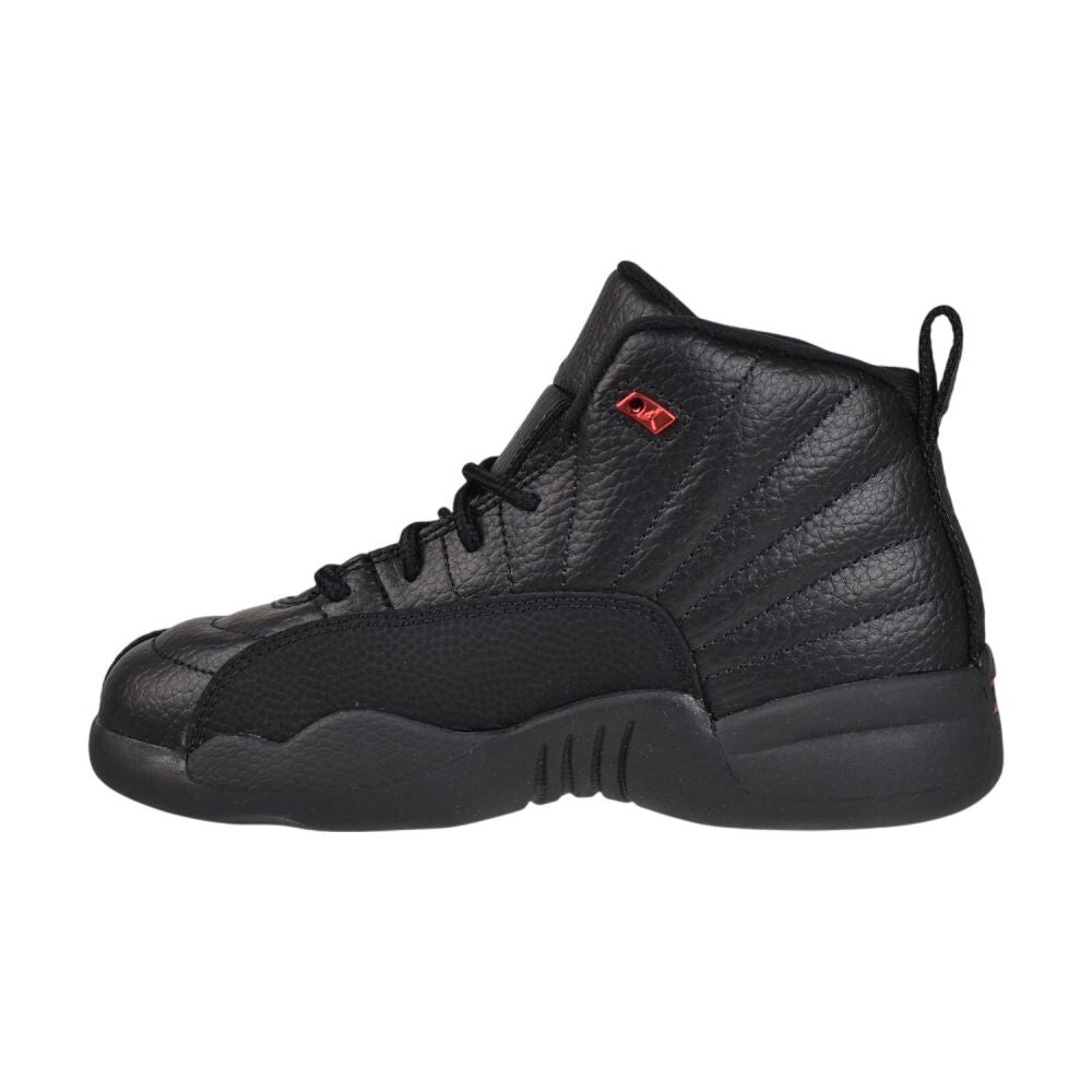 Jordan 12 Retro (PS) "Bloodline" Little Kids' Shoes Black/Red 151186-003