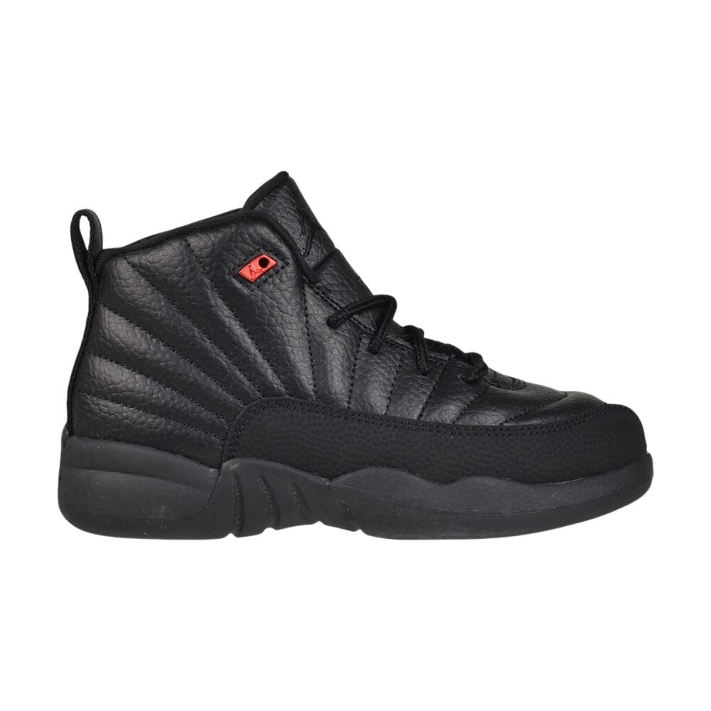 Jordan 12 Retro (PS) "Bloodline" Little Kids' Shoes Black/Red 151186-003