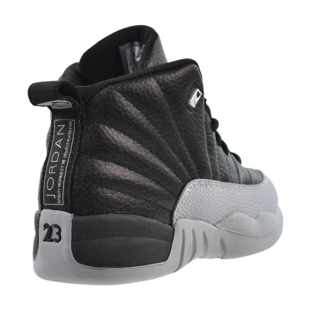Jordan 12 Retro (PS) "Barons" Little Kids Shoes Black/Wolf Grey 151186-010