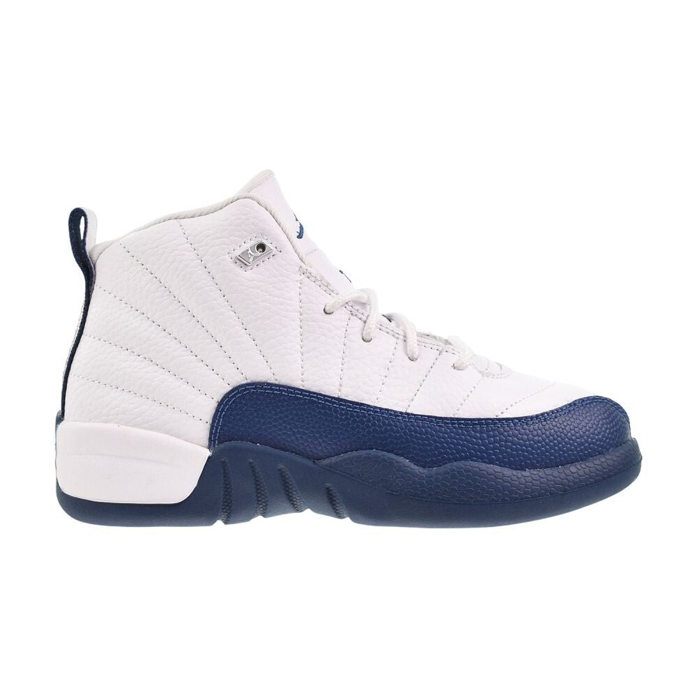 Jordan 12 Retro (PS) Little Kids' Shoes White/French Blue 151186-114