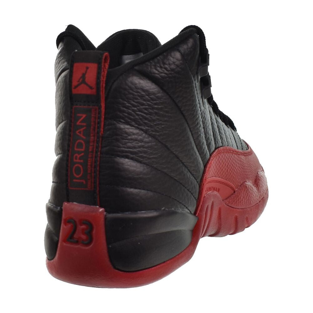 Jordan 12 Retro 'Flu Game' (GS) Big Kids' Shoes Black/Red 153265-002