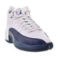 Jordan 12 Retro (GS) Big Kids' Shoes White/French Blue 153265-114
