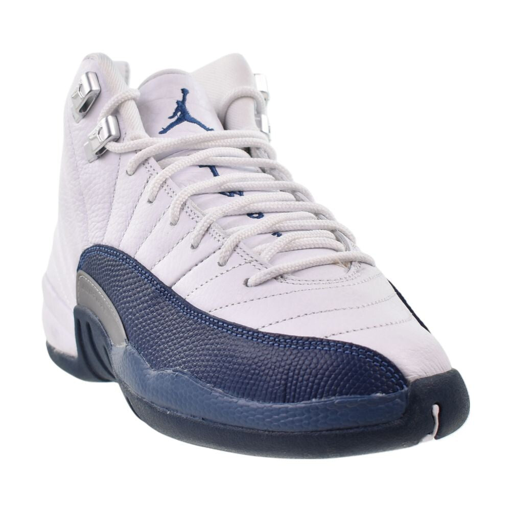 Jordan 12 Retro (GS) Big Kids' Shoes White/French Blue 153265-114