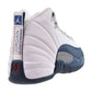 Jordan 12 Retro (GS) Big Kids' Shoes White/French Blue 153265-114