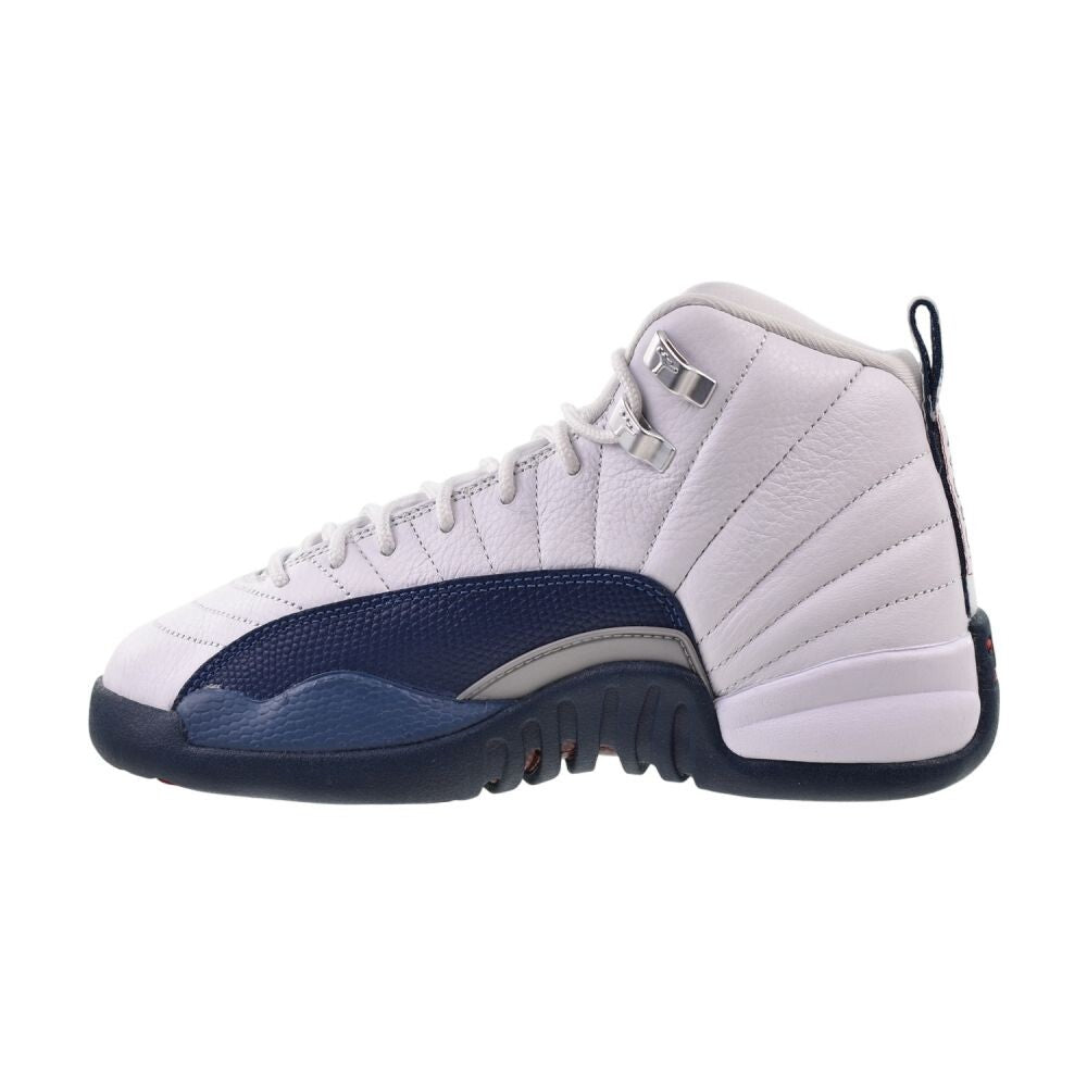 Jordan 12 Retro (GS) Big Kids' Shoes White/French Blue 153265-114