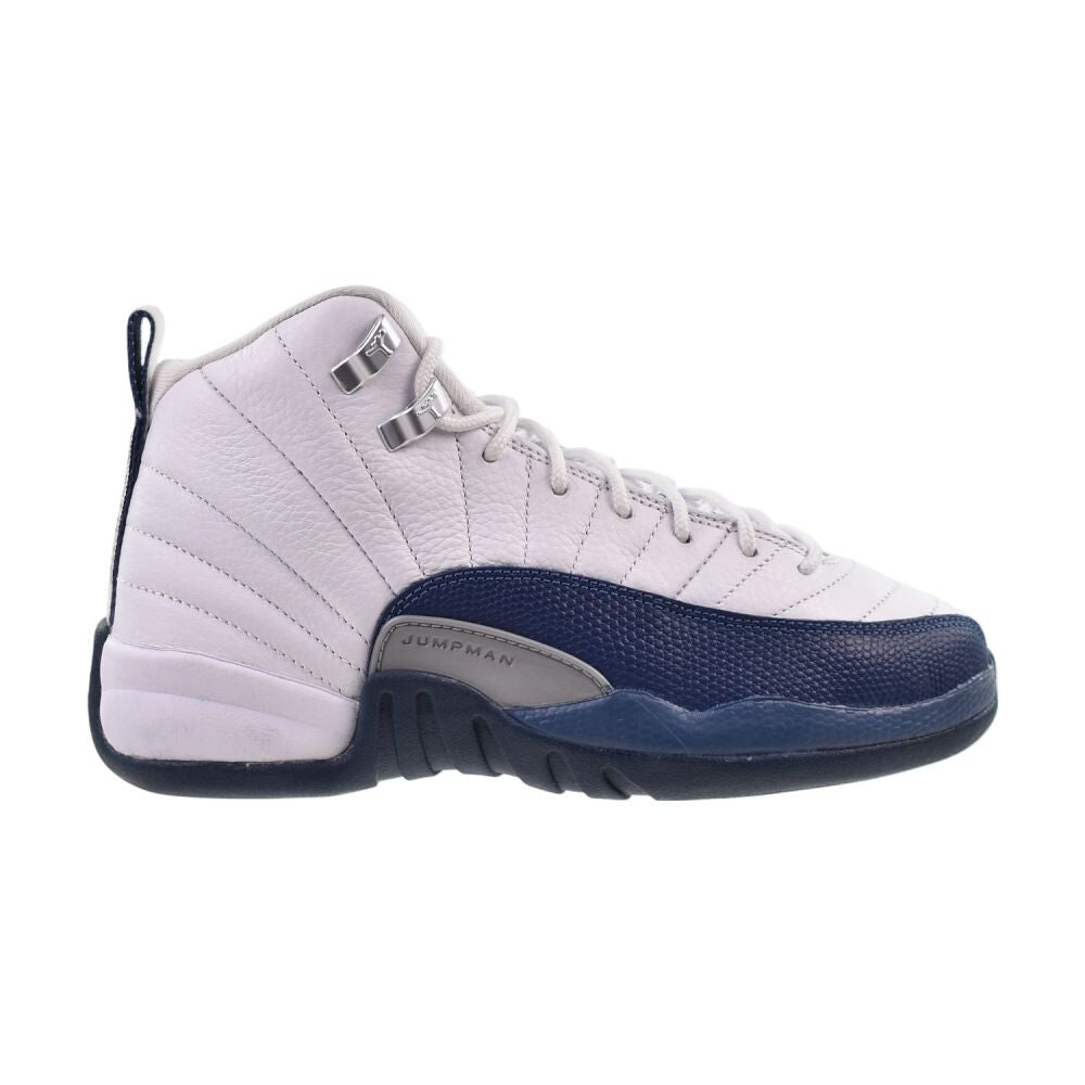 Jordan 12 Retro (GS) Big Kids' Shoes White/French Blue 153265-114