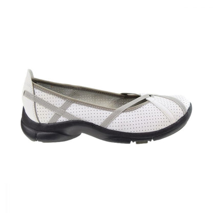Clarks P-Berry (Wide) Women's Shoes White Leather 26036687-w