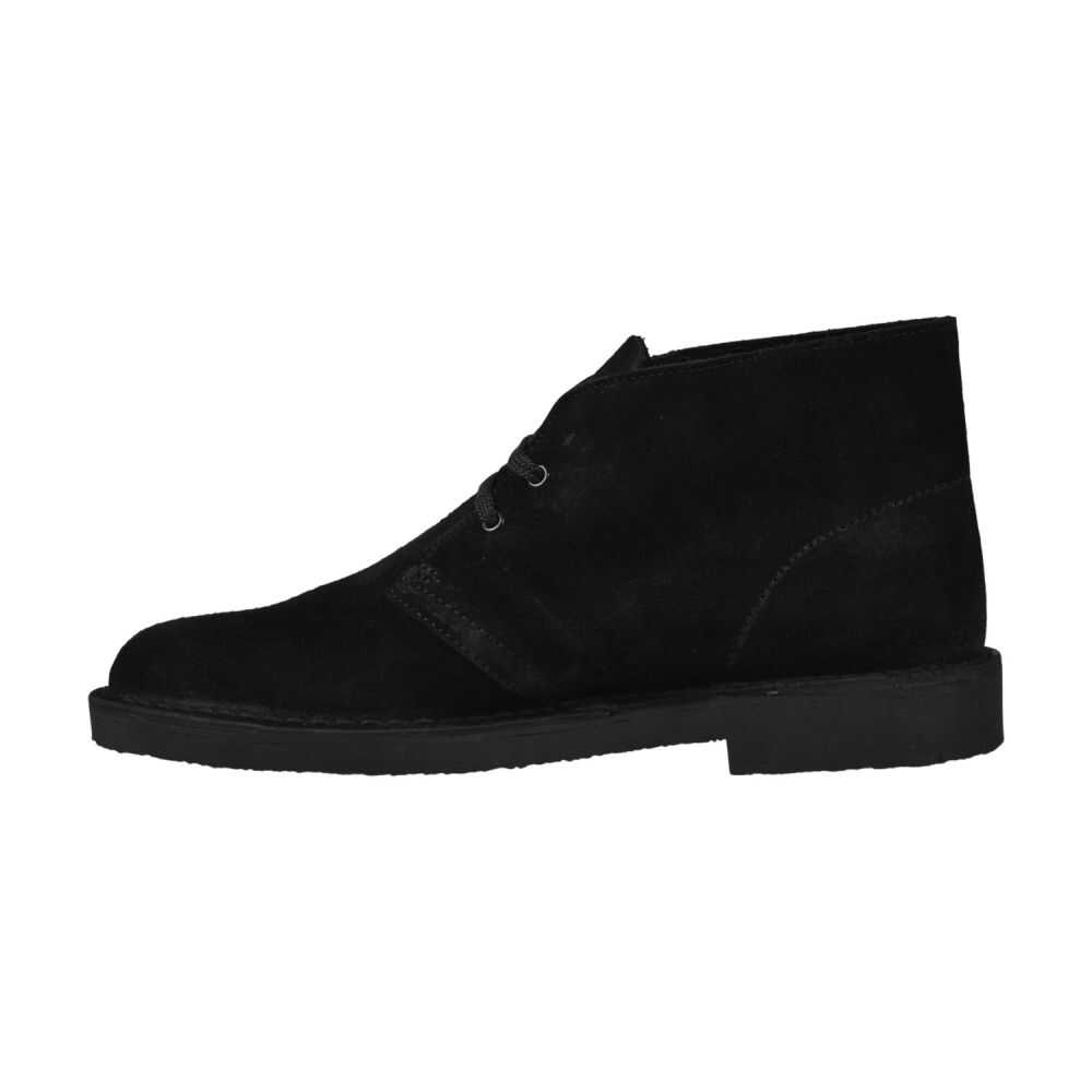 Clarks Bushacre 3 Men's Shoes Black Suede 26153527