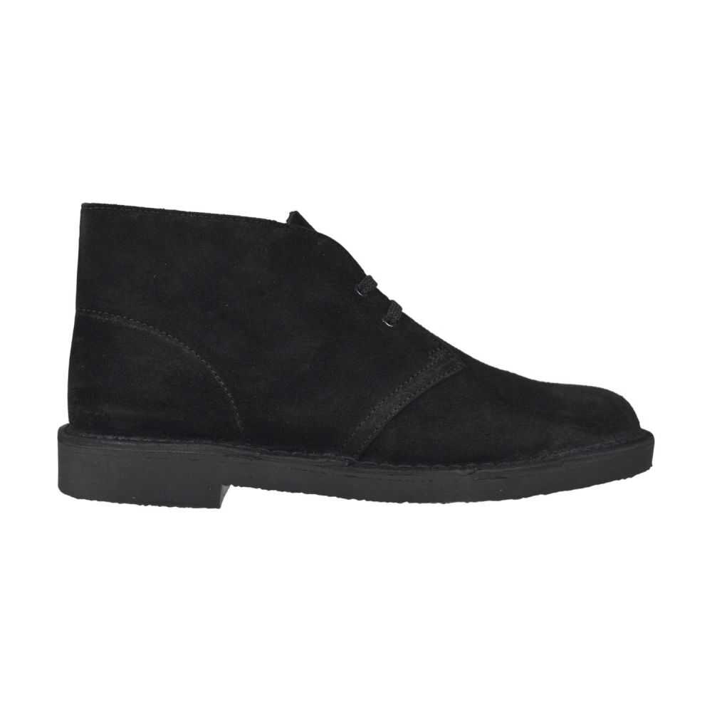 Clarks Bushacre 3 Men's Shoes Black Suede 26153527