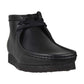 Clarks Wallabee Boot Men's Shoes Black Leather 26155512