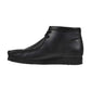 Clarks Wallabee Boot Men's Shoes Black Leather 26155512