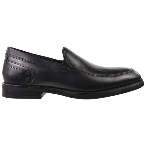 Clarks Un Hugh Step Men's Shoes Black Leather 26169021