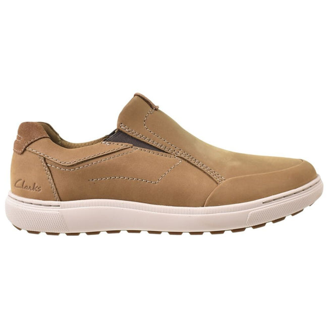 Clarks Mapstone Step Men's Shoes Sand Nubuck 26176893