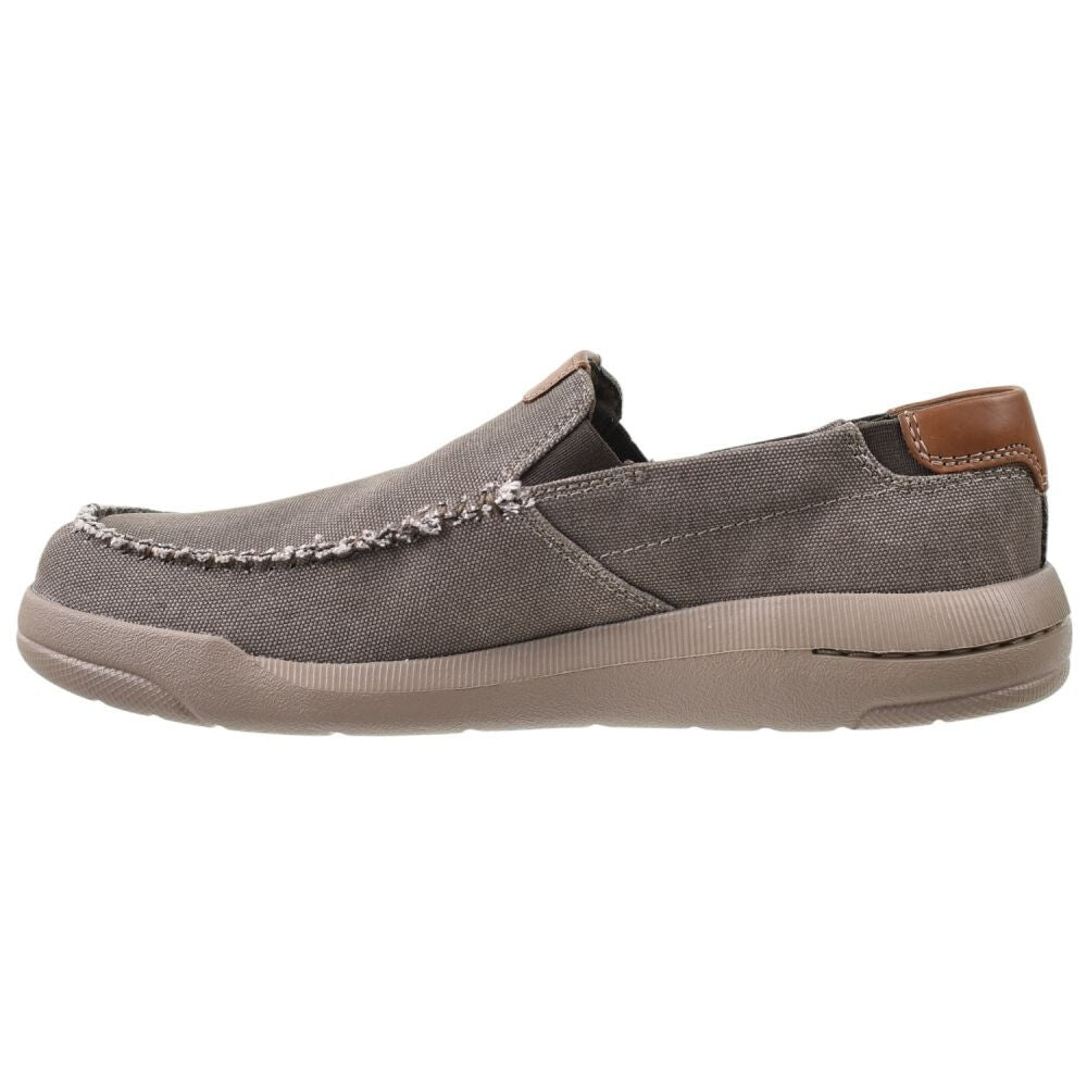 Clarks Driftlite Step Men's Shoes Taupe Canvas 26176941