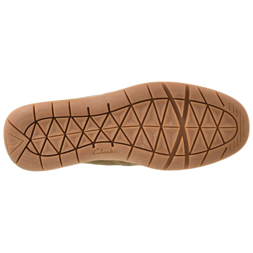 Clarks Flexway Easy Men's Shoes Light Tan Suede 26176948