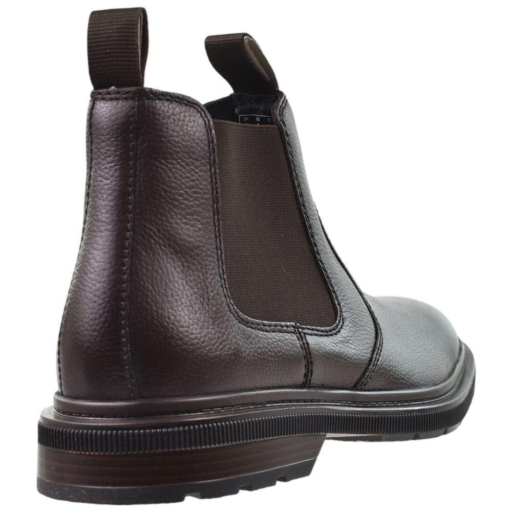 Clarks Burchill Up Men's Shoes Dark Brown Leather 26179403