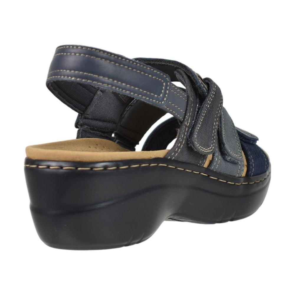 Clarks Merliah2 Bali Women's Sandals Navy Combi  26181715
