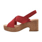 Clarks Nerisa Pace Cherry Nubuck Women's Sandals 26182582