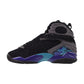 Jordan 8 Retro (GS) Big Kids' Shoes Black/Multi-Color 305368-006