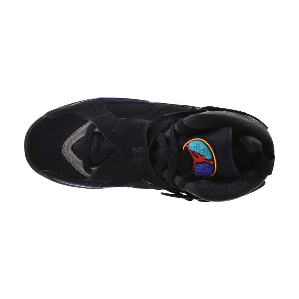 Jordan 8 Retro (GS) Big Kids' Shoes Black/Multi-Color 305368-006