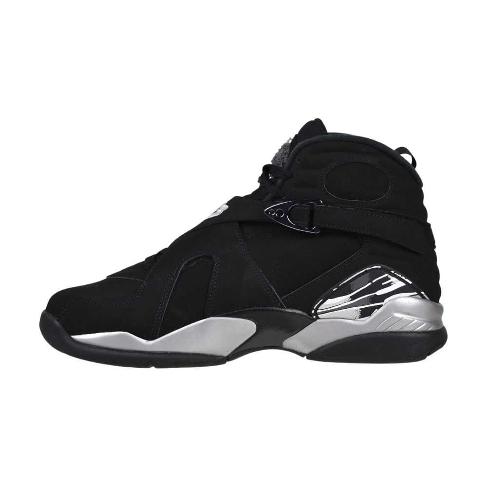 Jordan 8 Retro "Chrome" Men's Shoes Black/White-Lt Graphite 305381-007