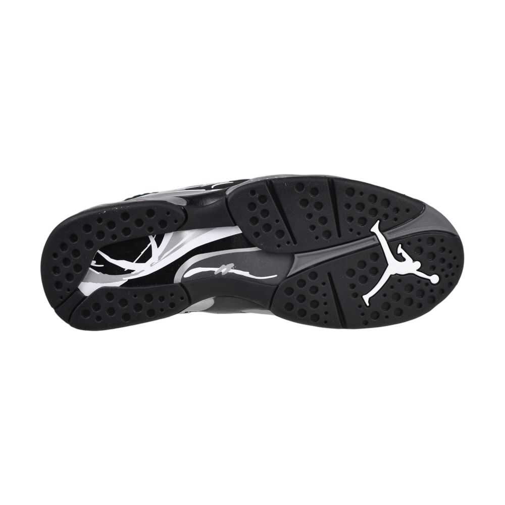 Jordan 8 Retro "Chrome" Men's Shoes Black/White-Lt Graphite 305381-007