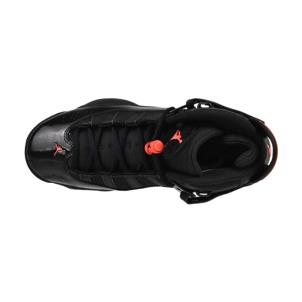 Jordan 6 Rings (GS) Big Kids' Shoes Black/Infrared 23-Black  323419-066