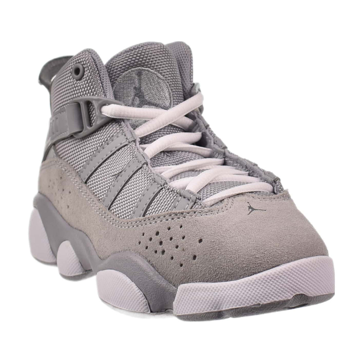 Jordan 6 Rings (PS) Little Kids' Shoes Wolf Grey-Cool Grey-White