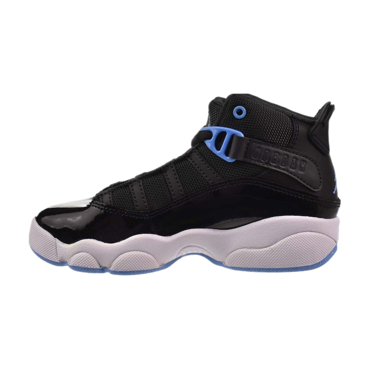 Jordan 6 Rings (PS) Little Kids' Shoes Anthracite-University Blue-Black