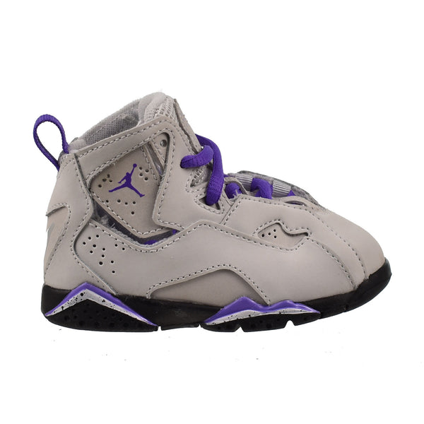 Jordan True Flight (TD) Toddler Shoes Light Grey-Purple