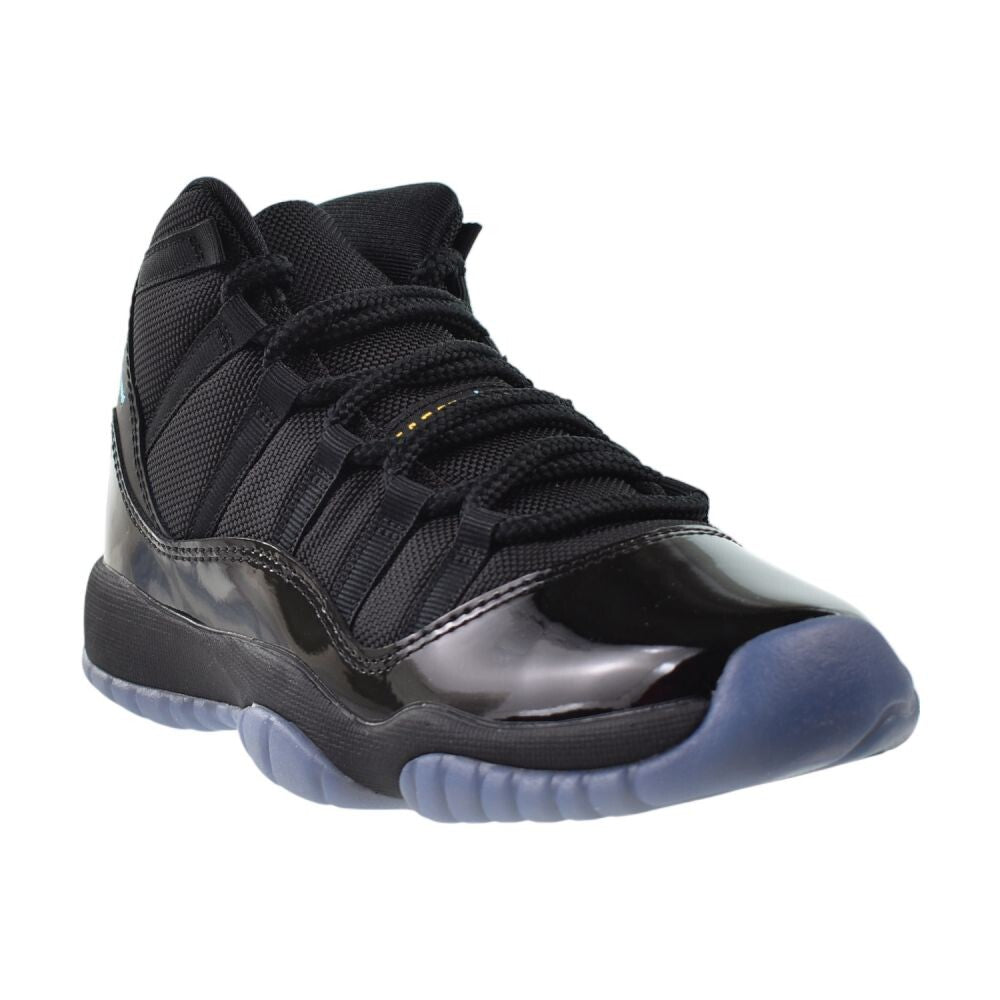 Air Jordan 11 Retro (GS) "Gamma" Big Kids' Shoes Black/Blue  378038-047