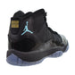Air Jordan 11 Retro (GS) "Gamma" Big Kids' Shoes Black/Blue  378038-047
