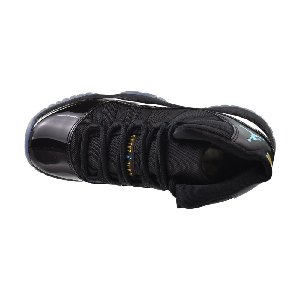 Air Jordan 11 Retro (GS) "Gamma" Big Kids' Shoes Black/Blue  378038-047